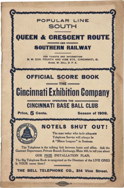 1909 Cincinnati Reds